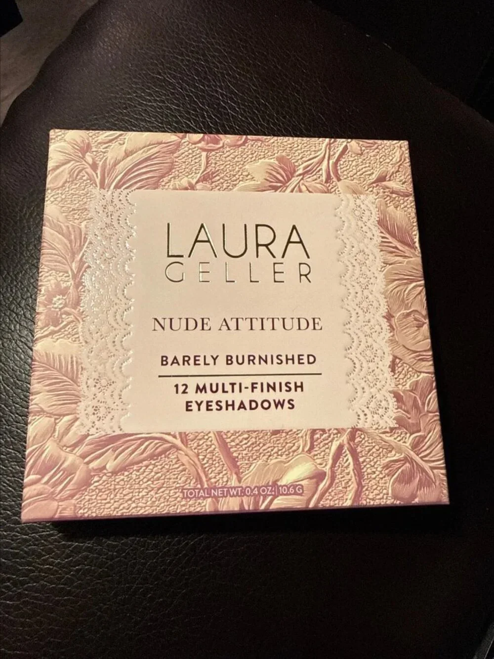 Laura Gellar Nude Attitude Barely Burnished Neutral Eyeshadow palette